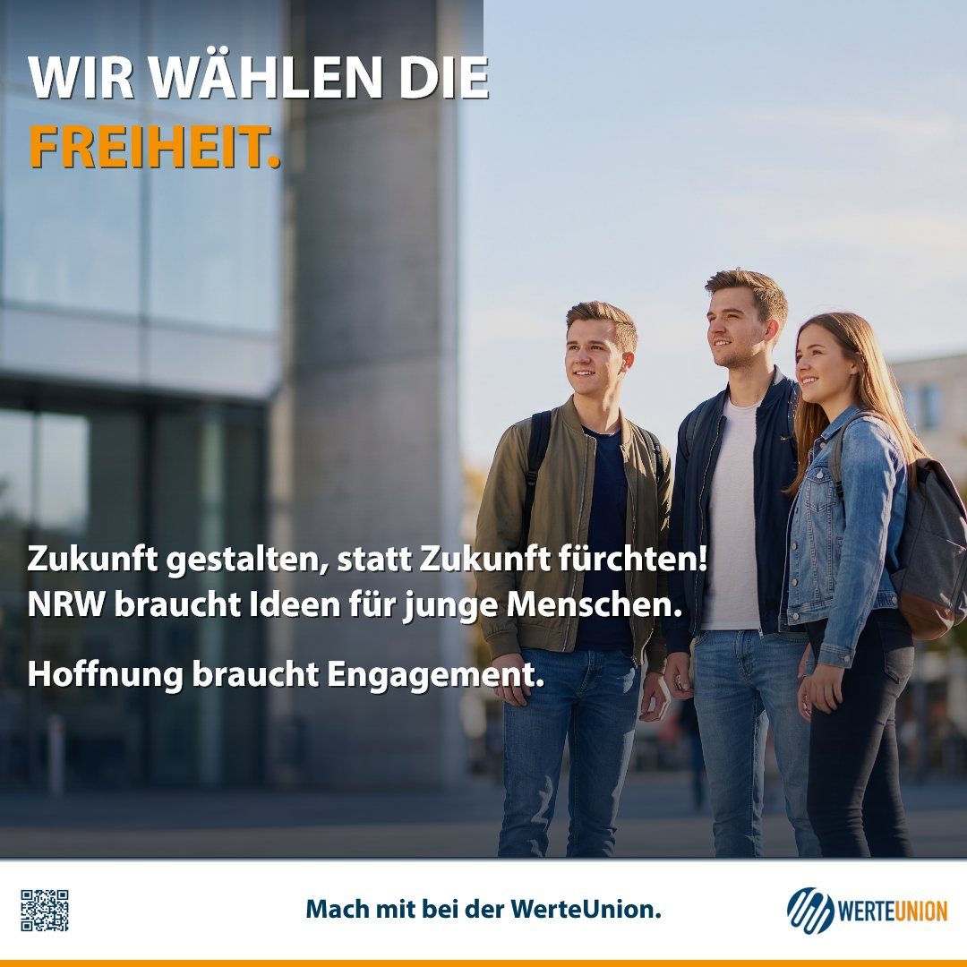 Zukunft gestalten, statt Zukunft fürchten. NRW braucht Ideen für junge Menschen.