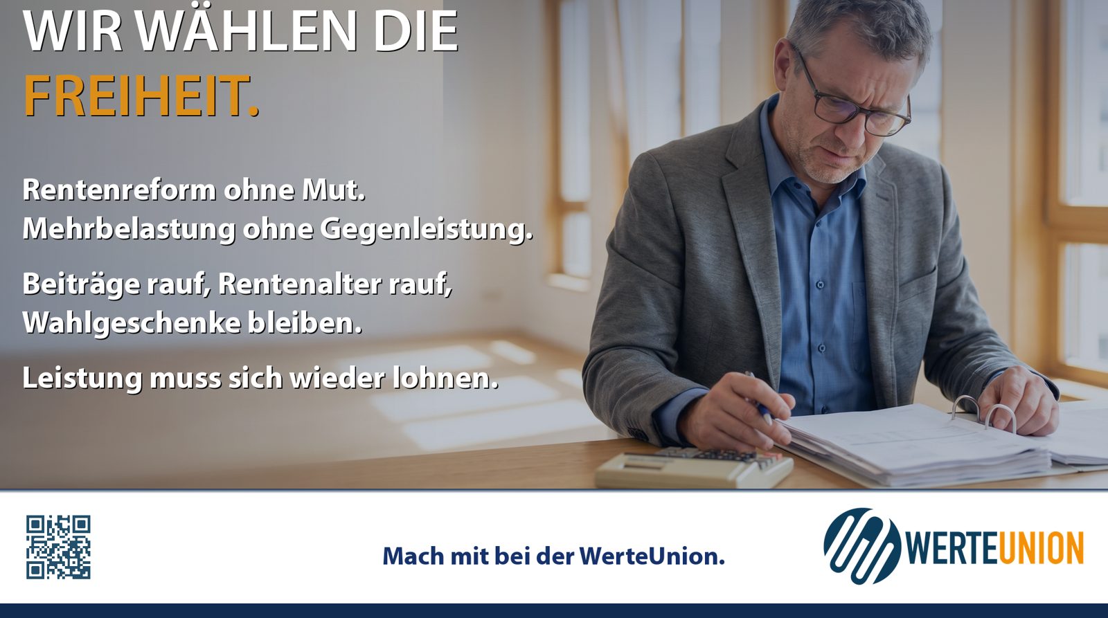 Rente, Leistung muss sich lohnen